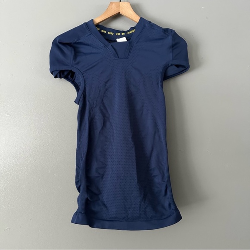 Adidas "Those Who Stay Will Be Champions" Football Uniform Jersey | Blue + Maize